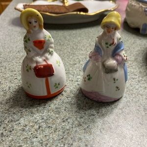 Charming MCM porcelain women made in Japan bells